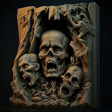 3D модель Игра st Haunted Hells Reach (STL)